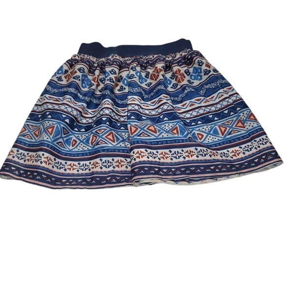 Forever 21 Dresses & Skirts - Forever 21 Women Mini Tribal Skater Skirt Festival Summer Preppy Retro Boho Y2K